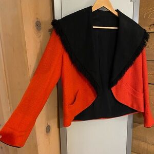 Solmar Vintage Blazer in Red and Black